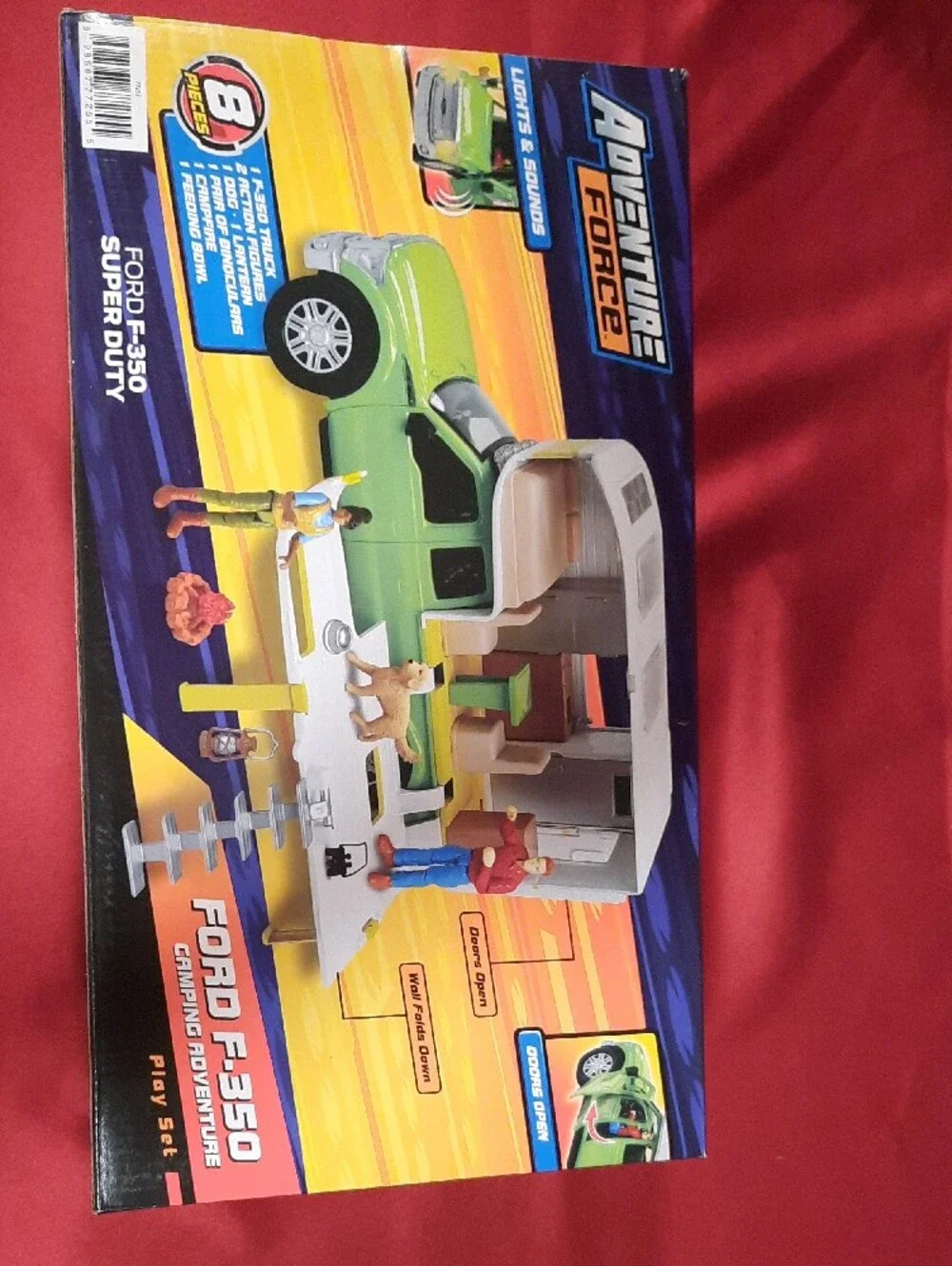 Adventure Force Ford F-350 Camping Playset With 8 Piece Accessories